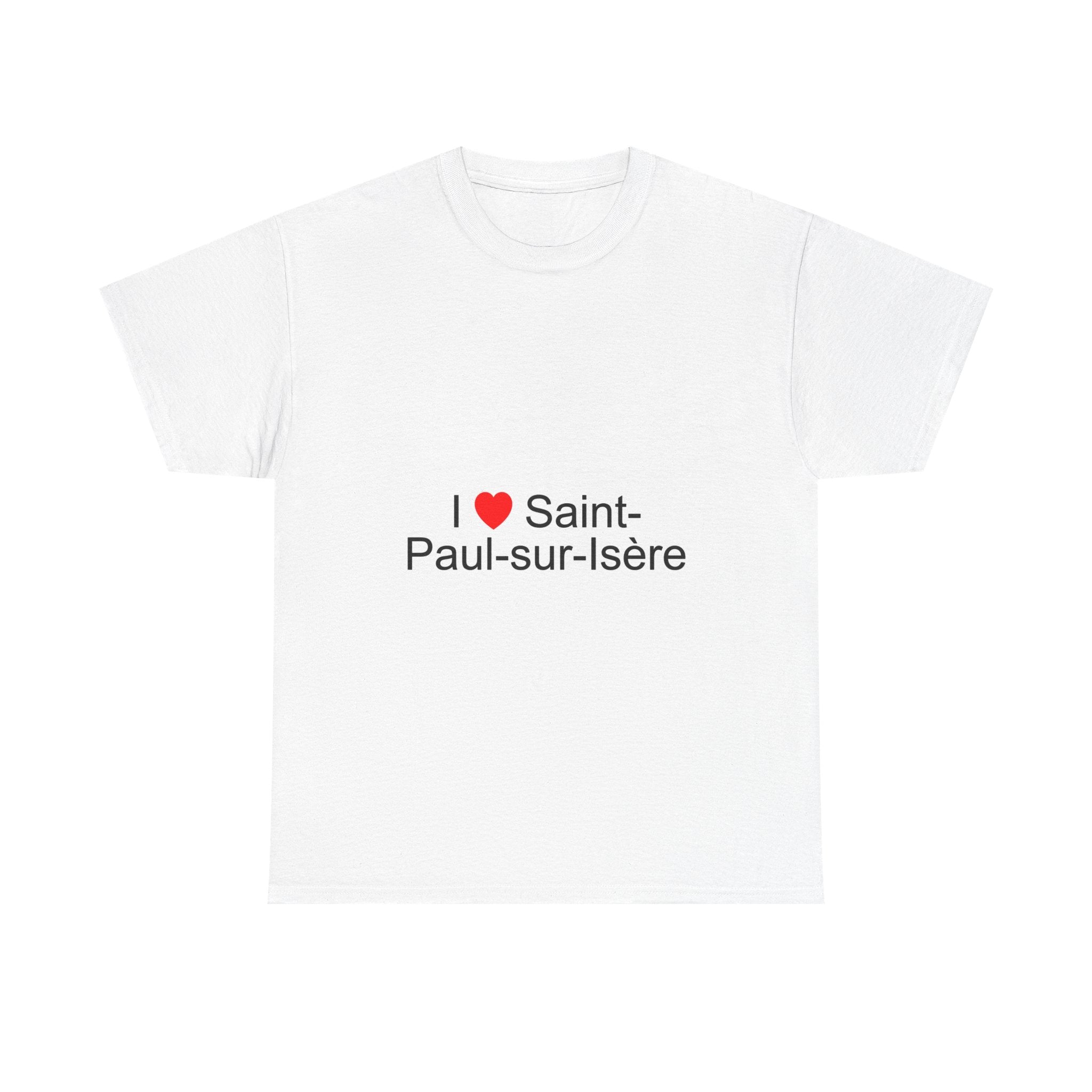 T-shirt I love saint-paul-sur-isère