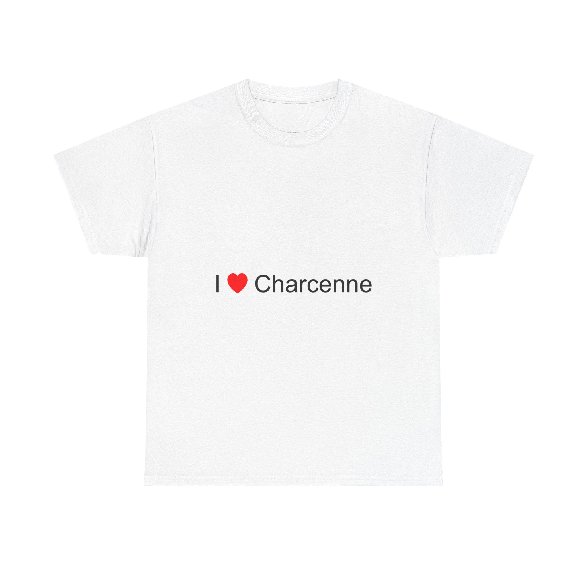 T-shirt I love charcenne