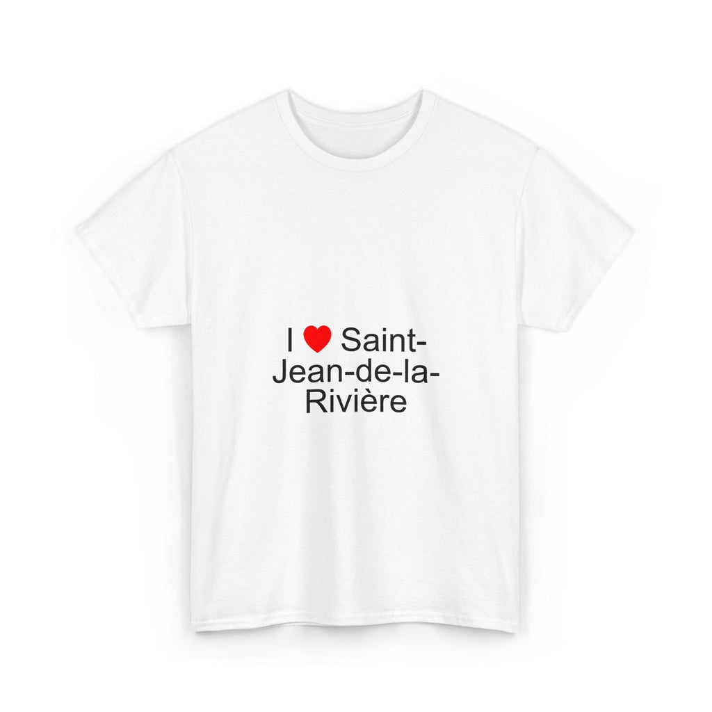 T-Shirt Ich liebe Saint-Jean-de-la-Rivière
