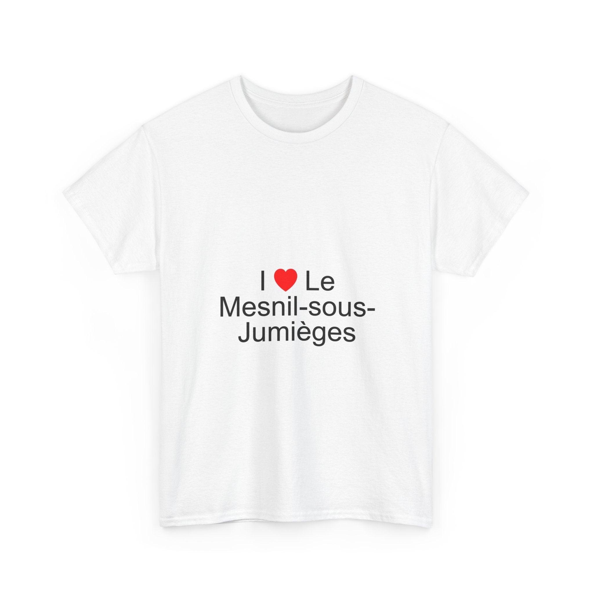 T-shirt I love le mesnil-sous-jumièges
