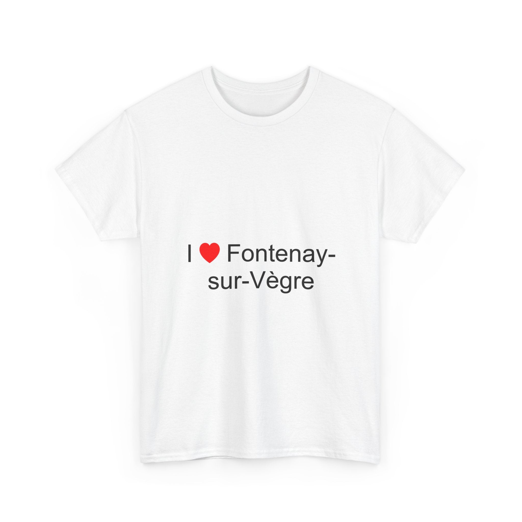 T-shirt I love fontenay-sur-vègre