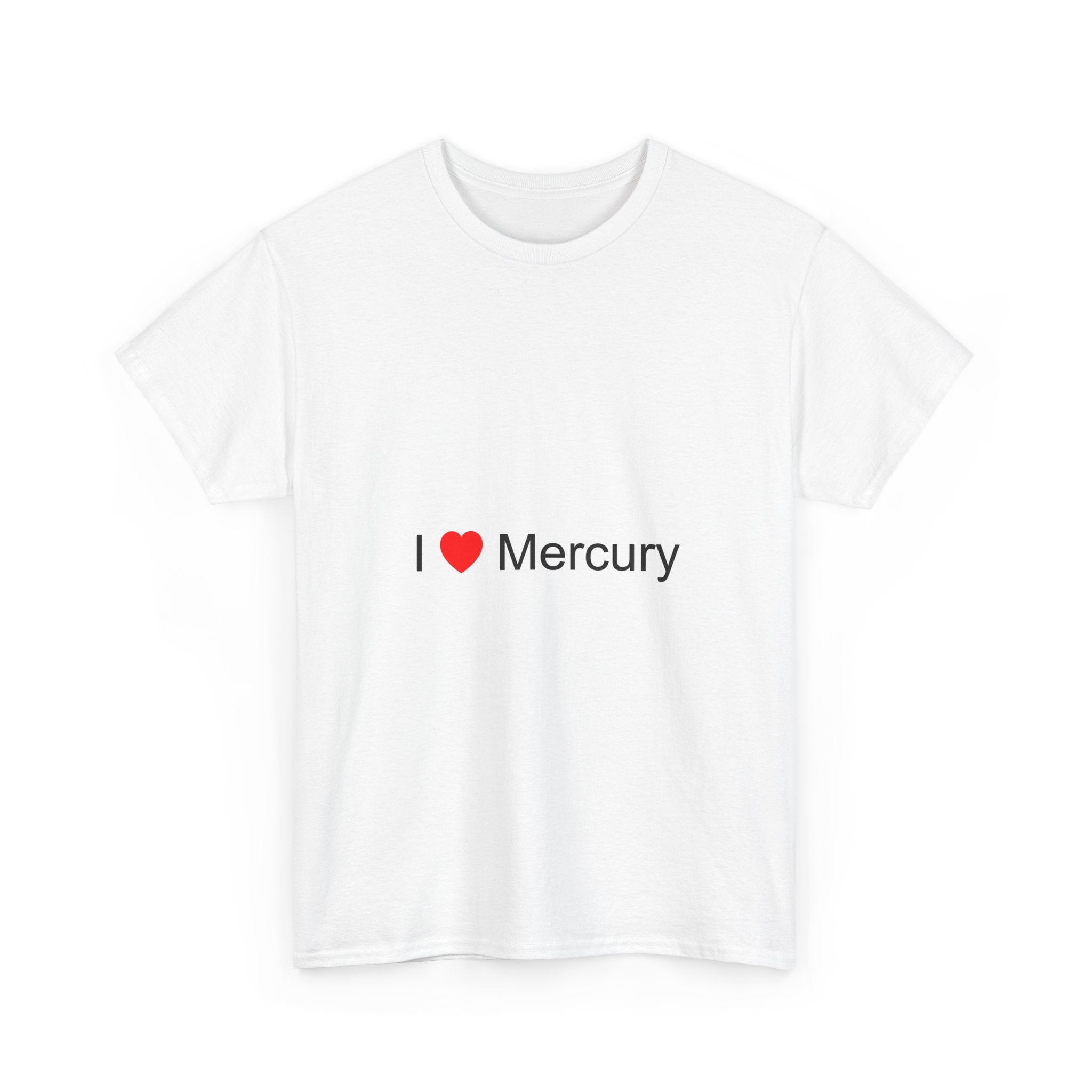 T-shirt I love mercury