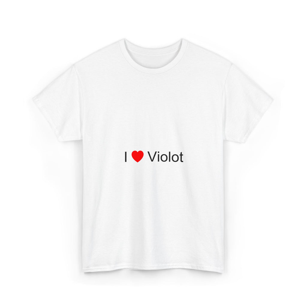 T-shirt I love violot