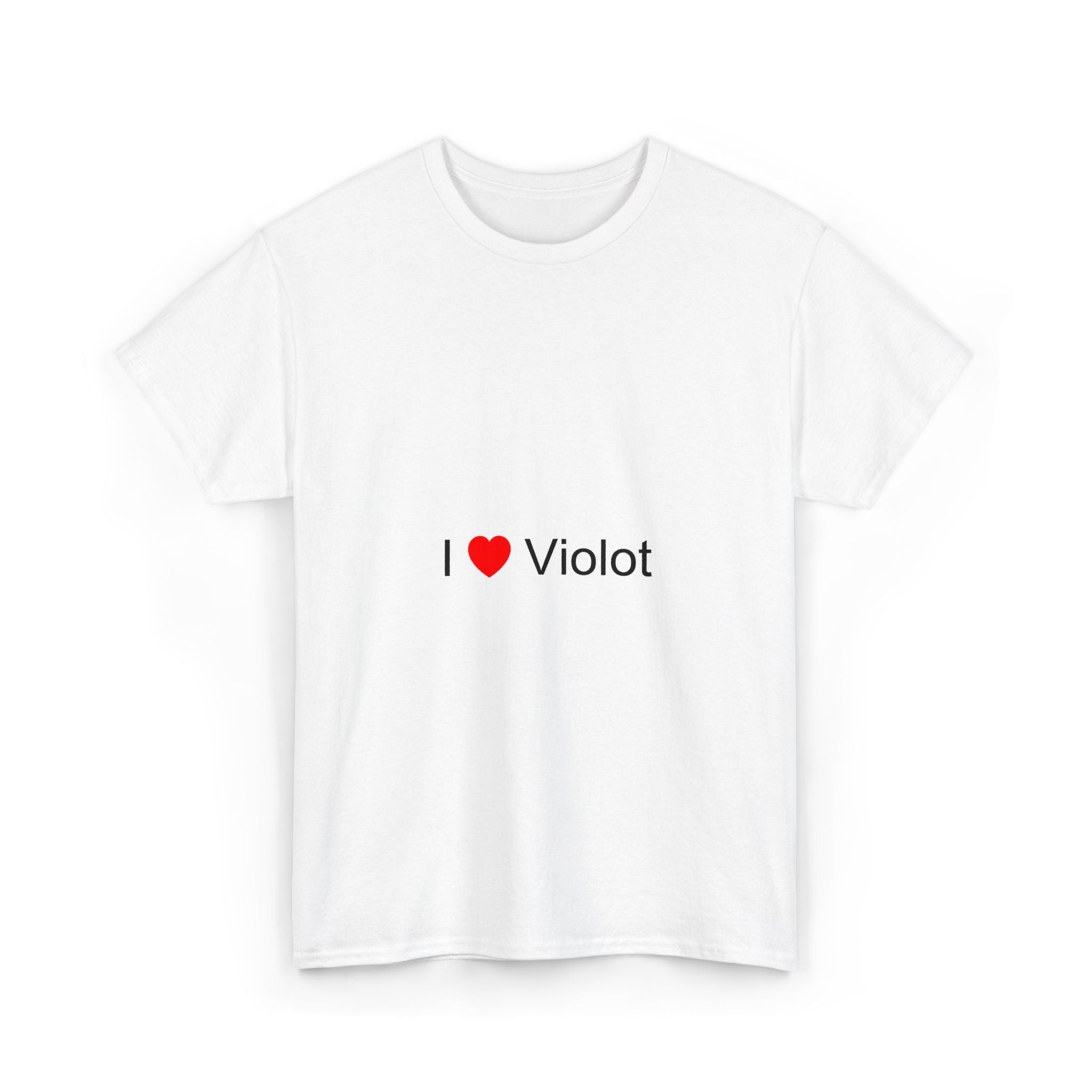 T-shirt I love violot