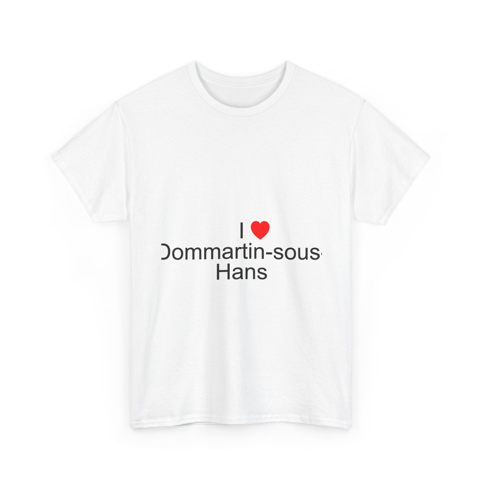 T-shirt I love dommartin-sous-hans