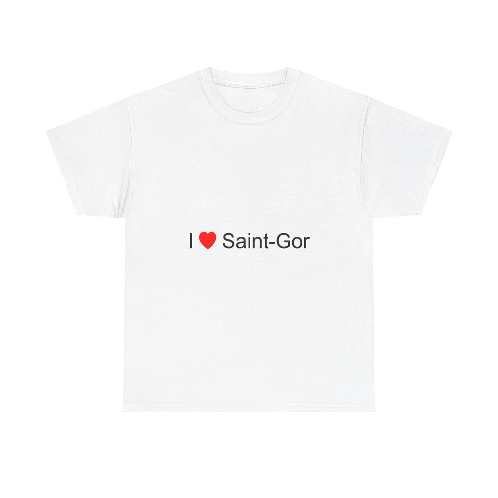 T-shirt I love saint-gor