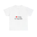 T-shirt I love chilly-le-vignoble
