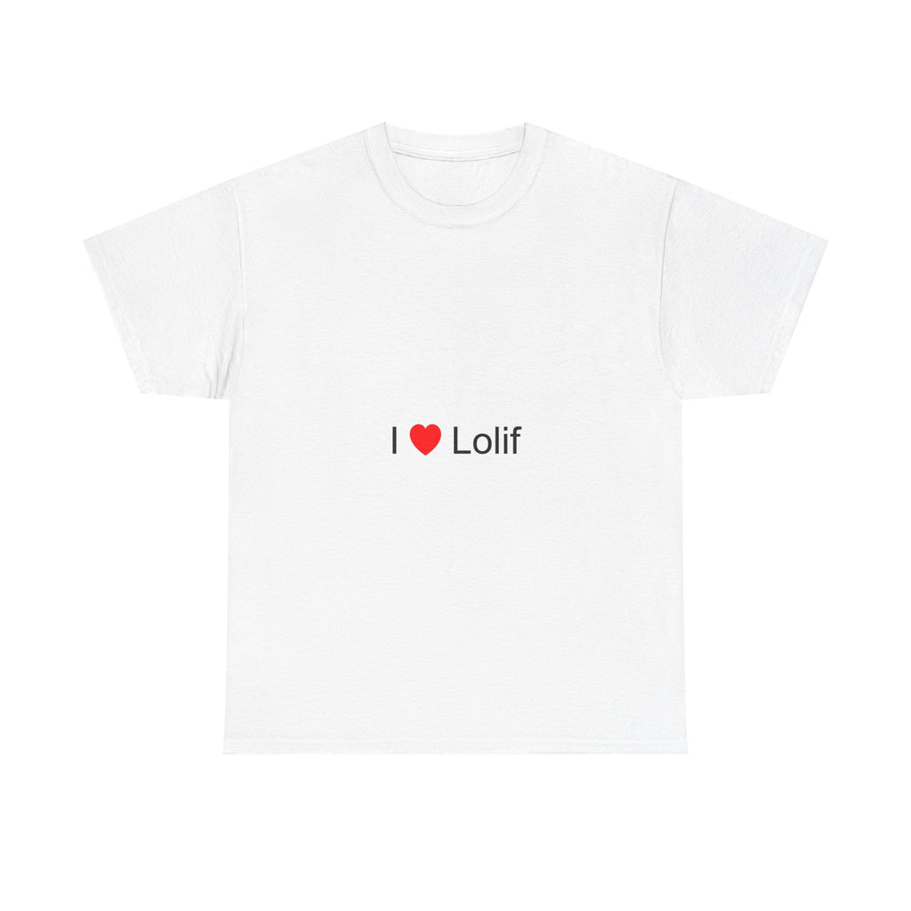 T-shirt I love lolif