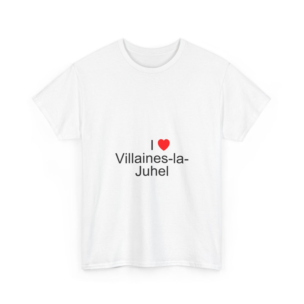 T-shirt I love villaines-la-juhel