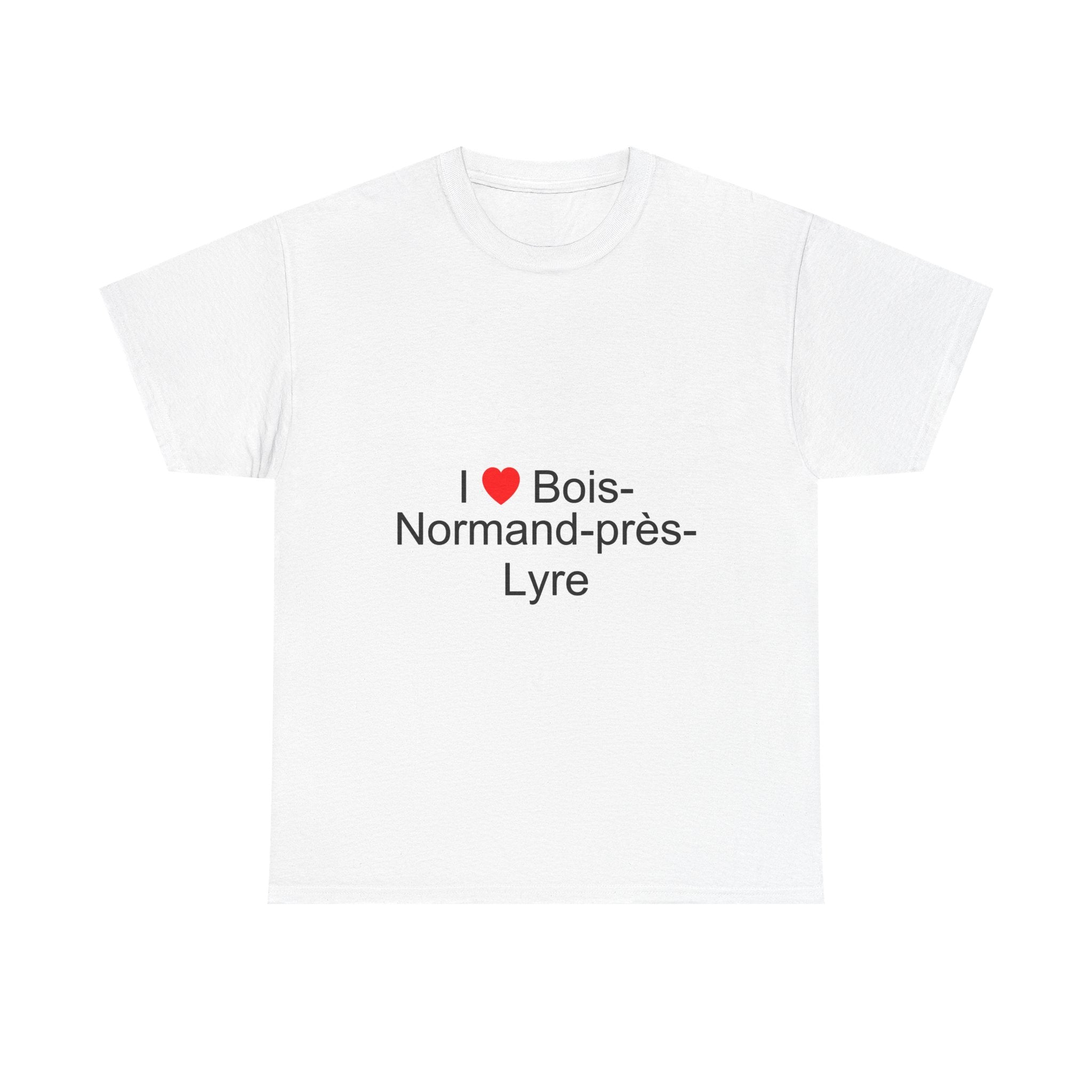 T-shirt I love bois-normand-près-lyre