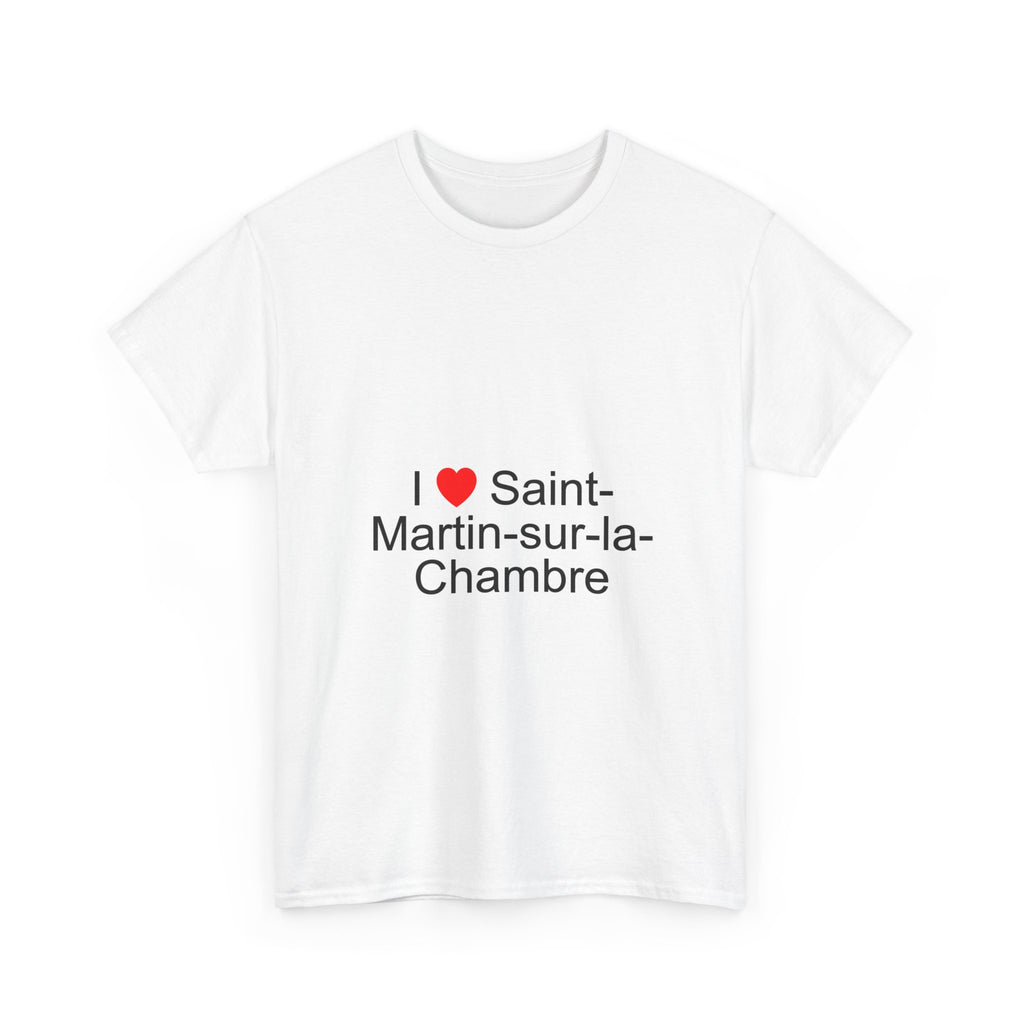 T-shirt I love saint-martin-sur-la-chambre
