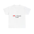 T-shirt I love le grand-lucé