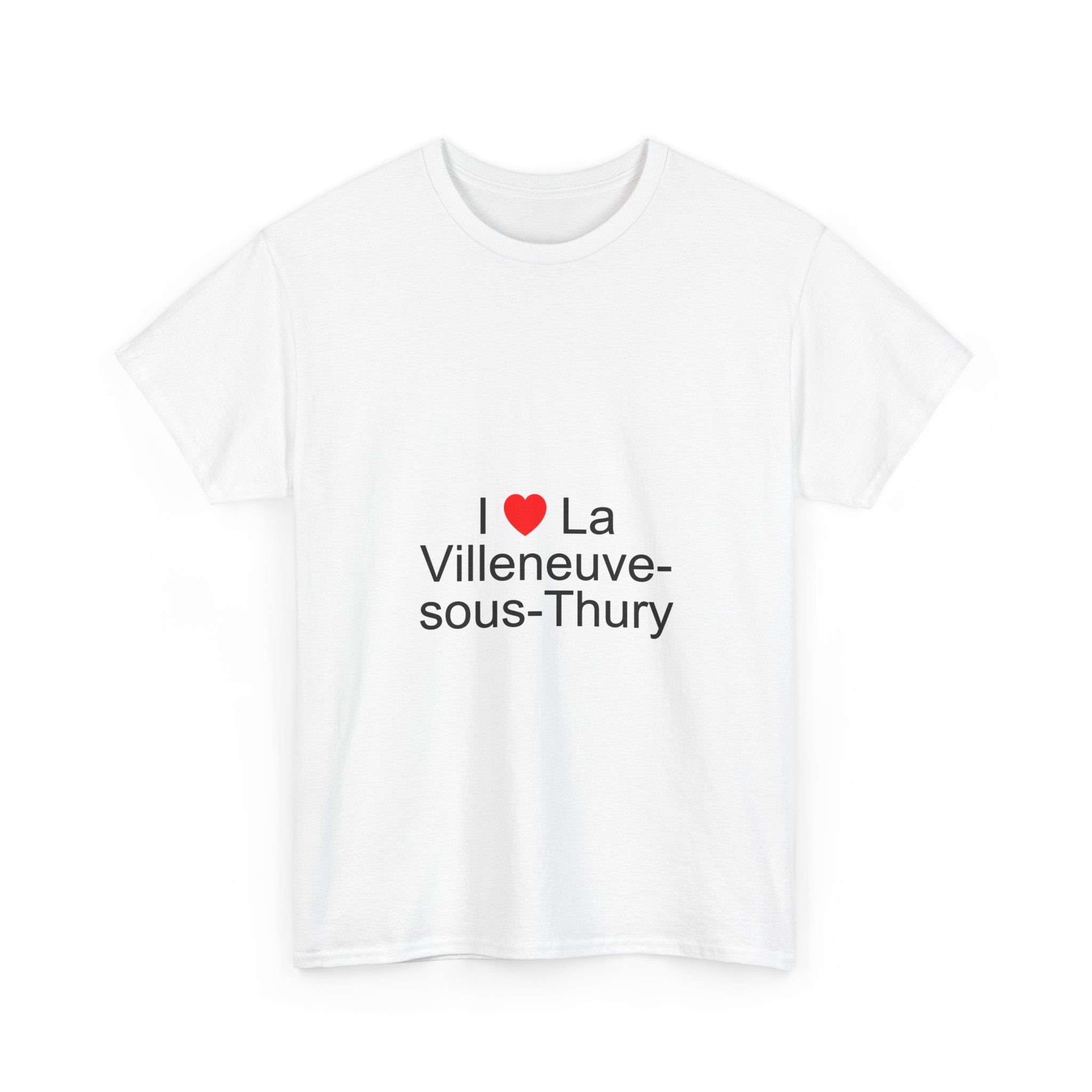 T-shirt I love la villeneuve-sous-thury