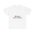 T-shirt I love saint-ciers-d'abzac