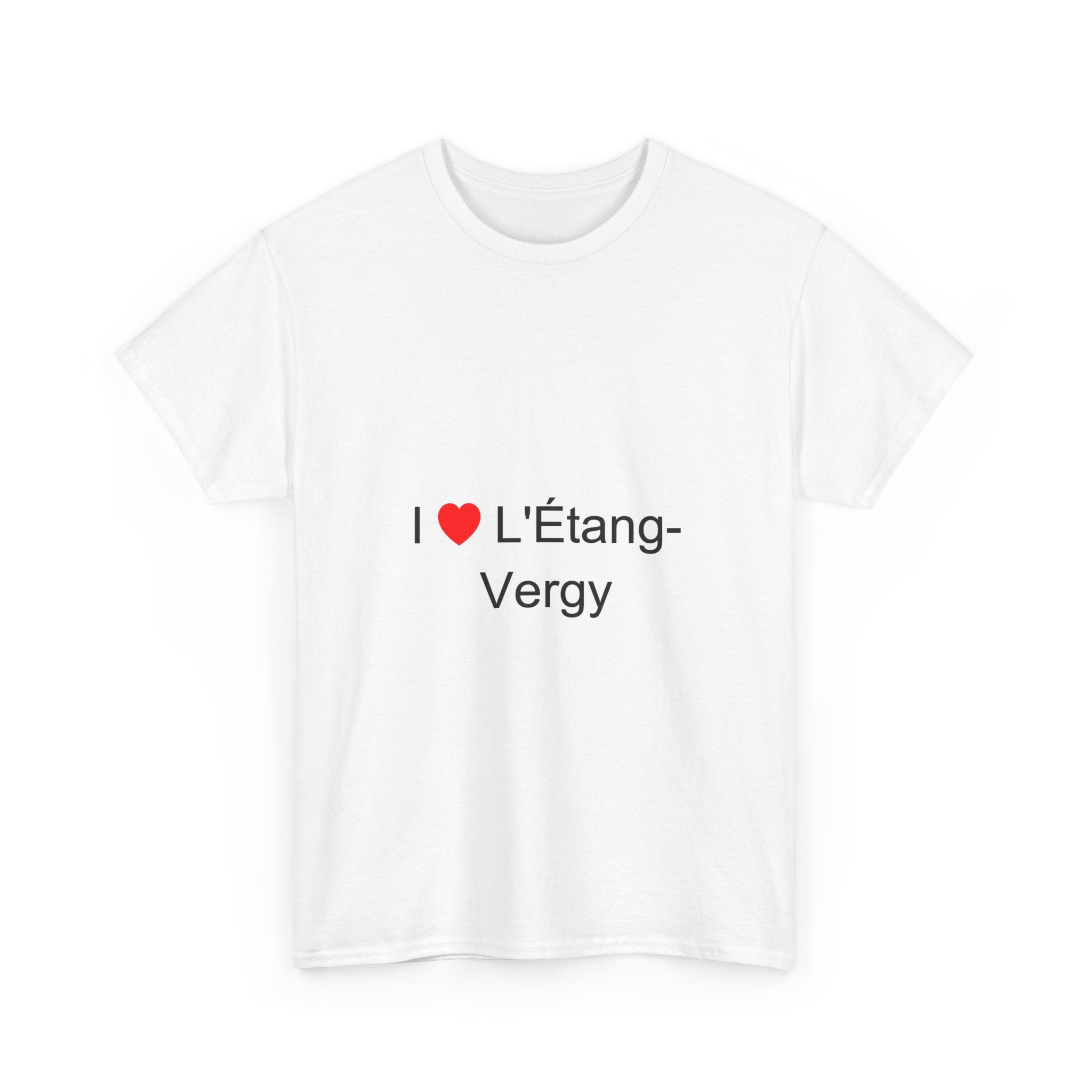 T-shirt I love l'étang-vergy