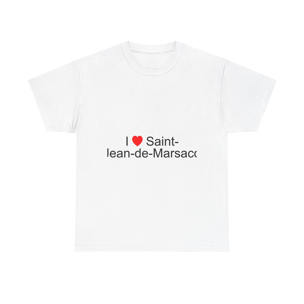 T-shirt I love saint-jean-de-marsacq