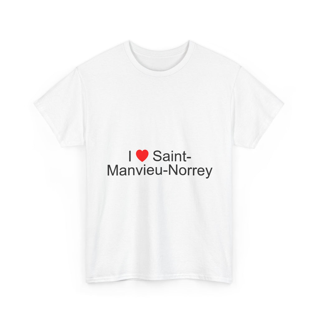 T-Shirt "I love Saint-Manvieu-Norrey"