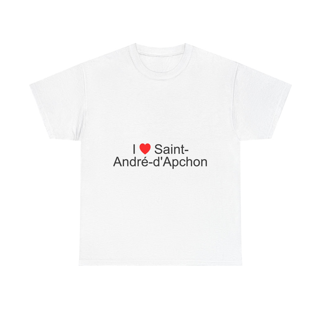 T-shirt I love saint-andré-d'apchon