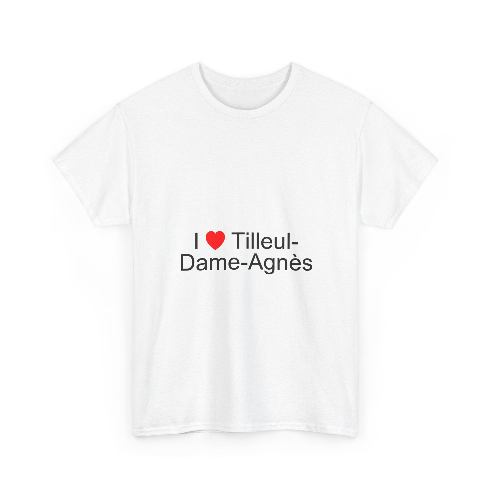 T-shirt I love tilleul-dame-agnès