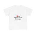 T-shirt I love le mesnil-sous-jumièges