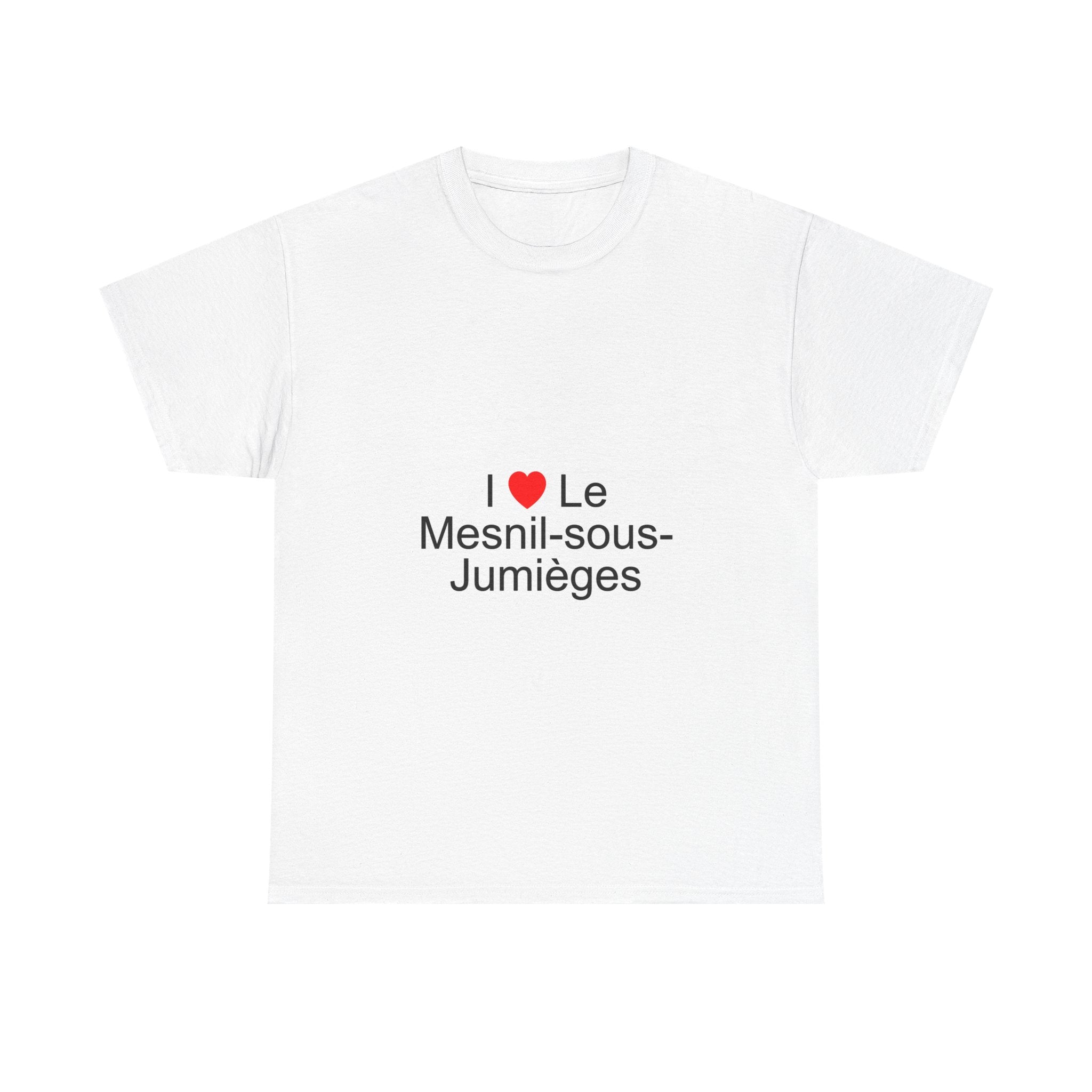 T-shirt I love le mesnil-sous-jumièges