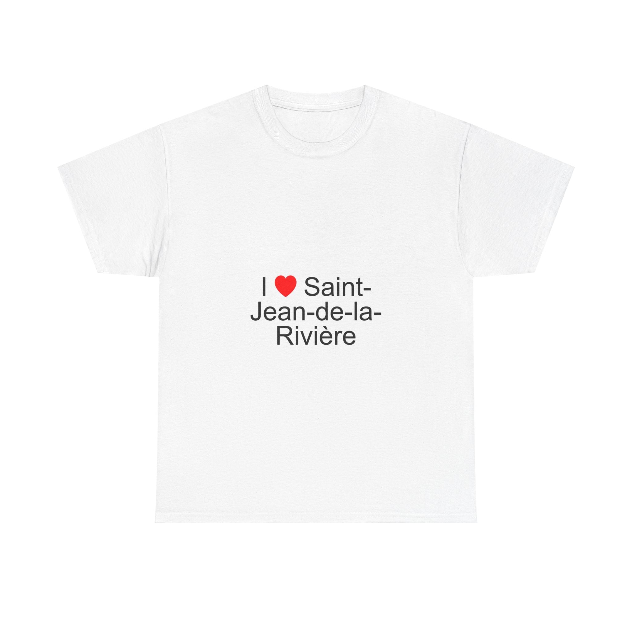 T-Shirt Ich liebe Saint-Jean-de-la-Rivière