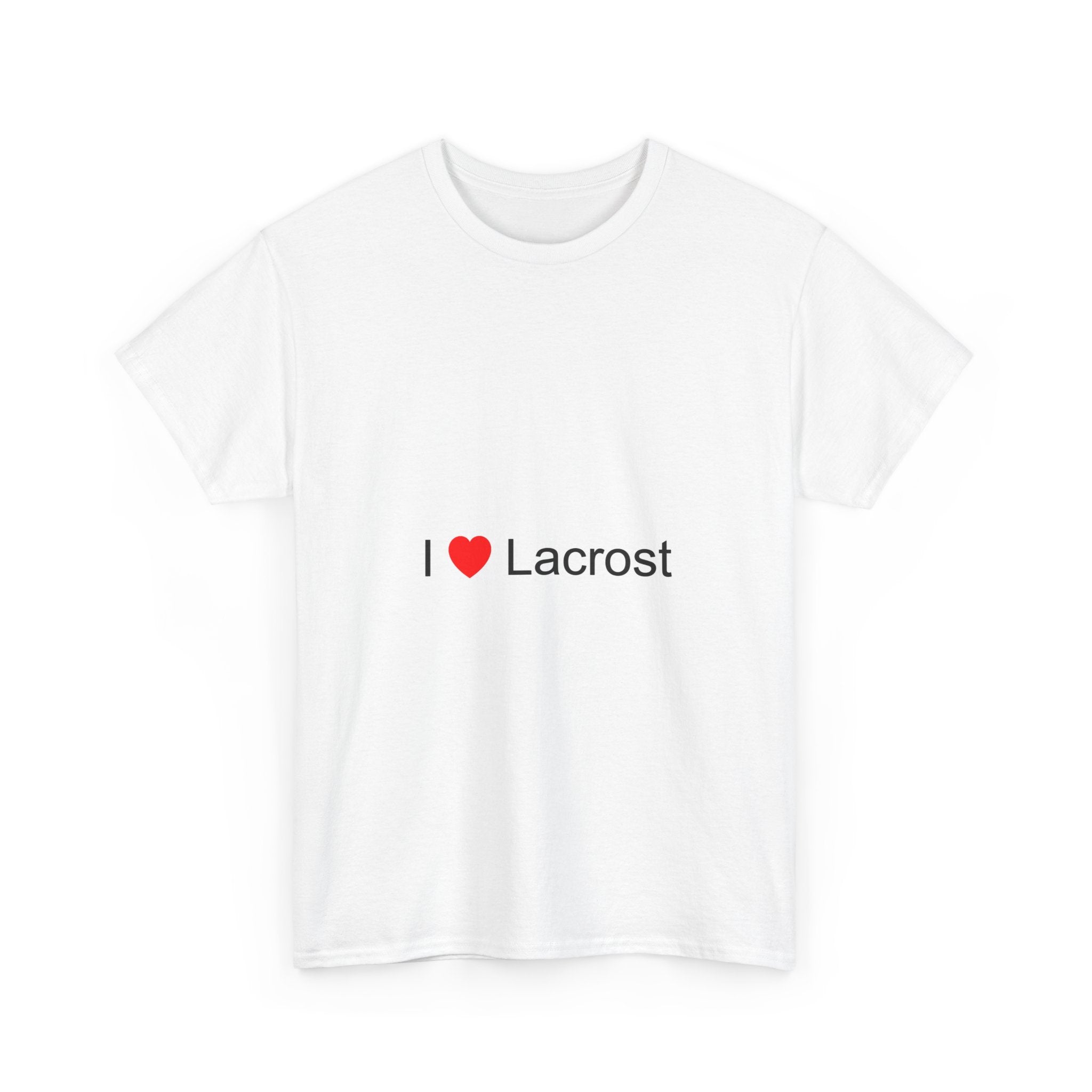 T-shirt I love lacrost