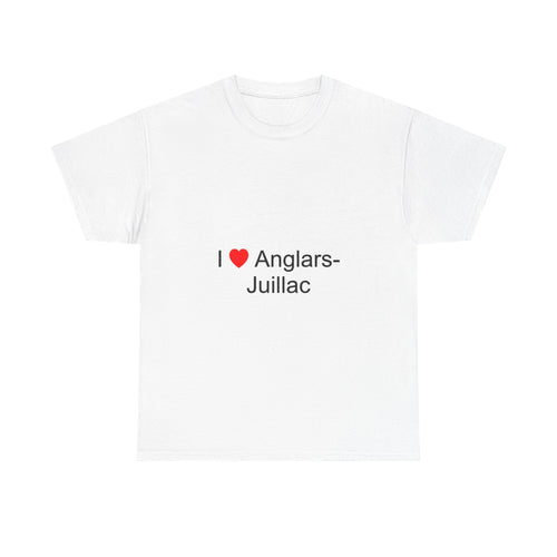 T-shirt I love anglars-juillac