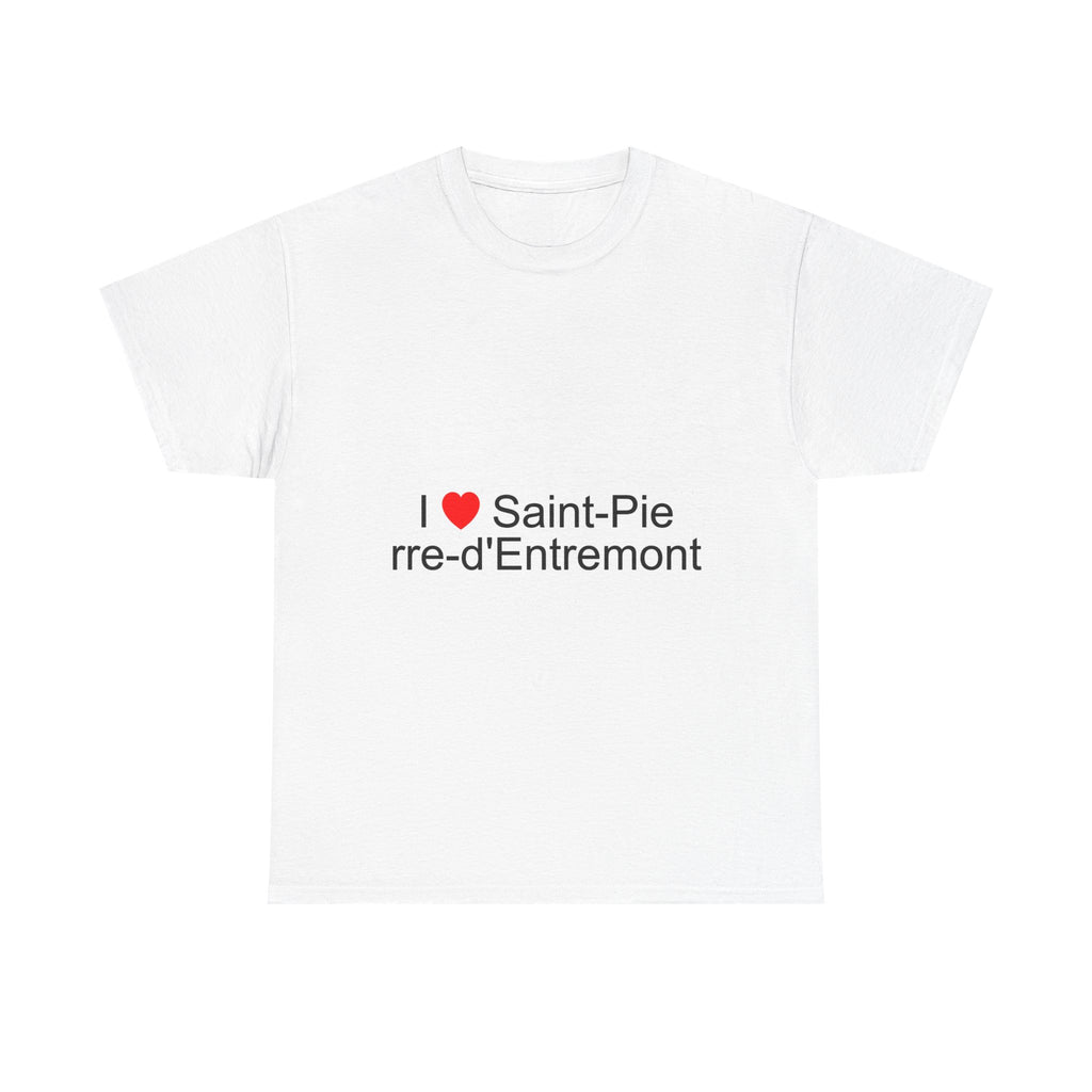T-shirt I love saint-pierre-d'entremont