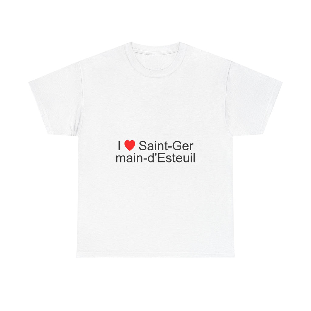T-shirt I love saint-germain-d'esteuil