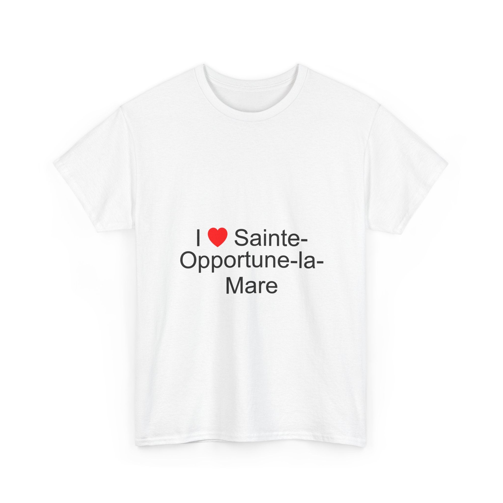 T-shirt I love sainte-opportune-la-mare