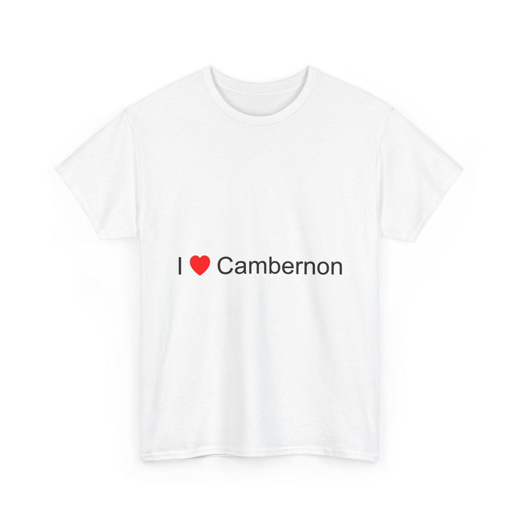 T-shirt I love cambernon