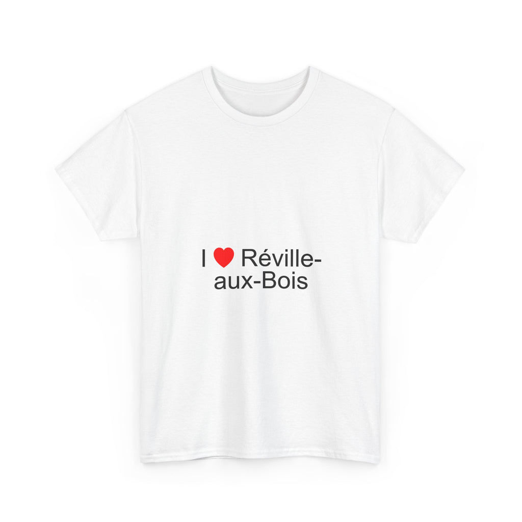 T-shirt I love réville-aux-bois