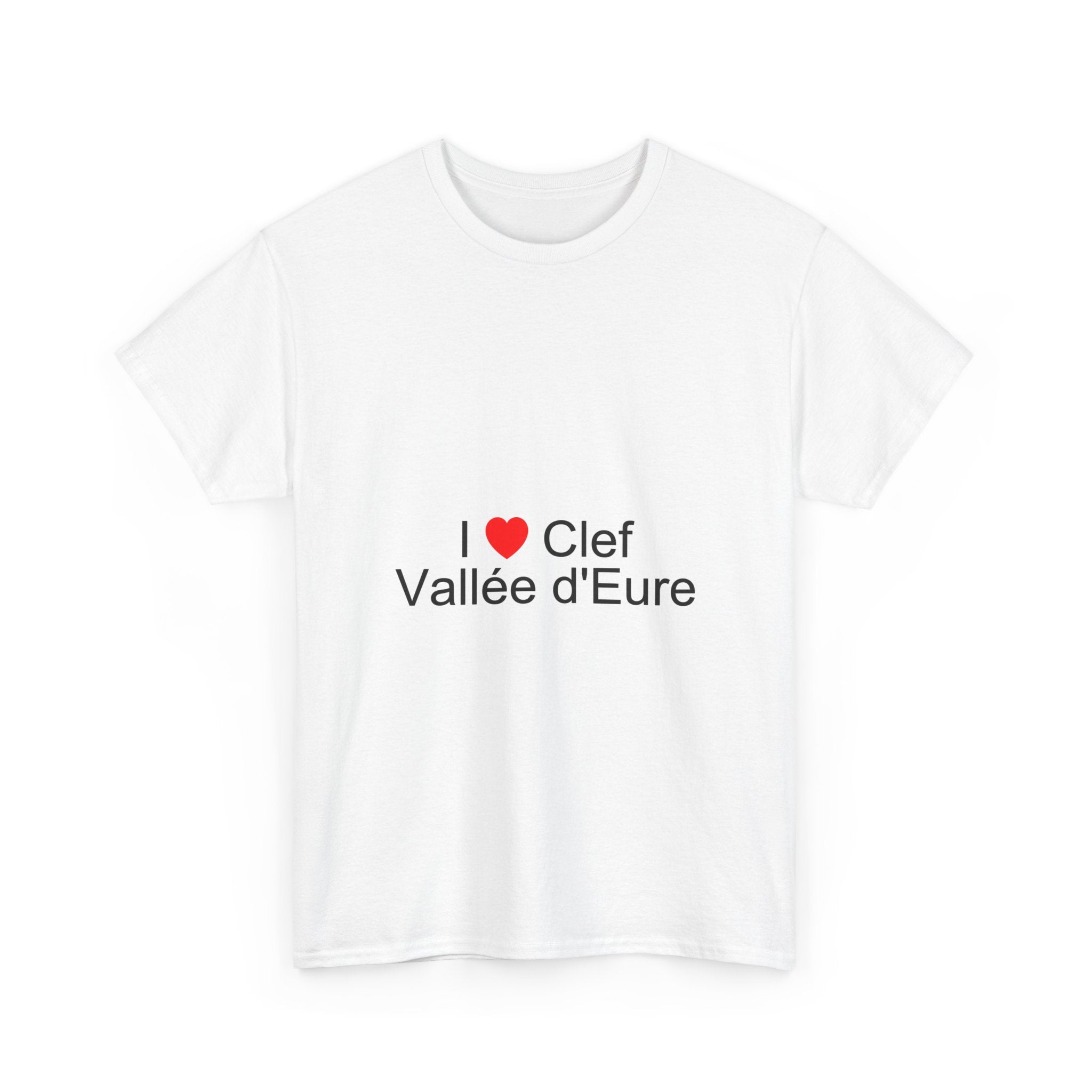 T-shirt I love clef vallée d'eure