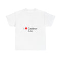 T-shirt I love castéra-lou