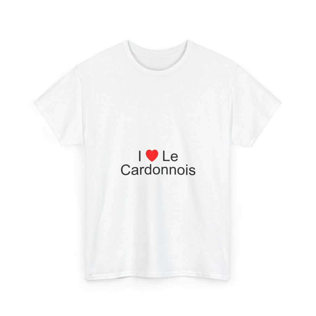 T-shirt I love le cardonnois