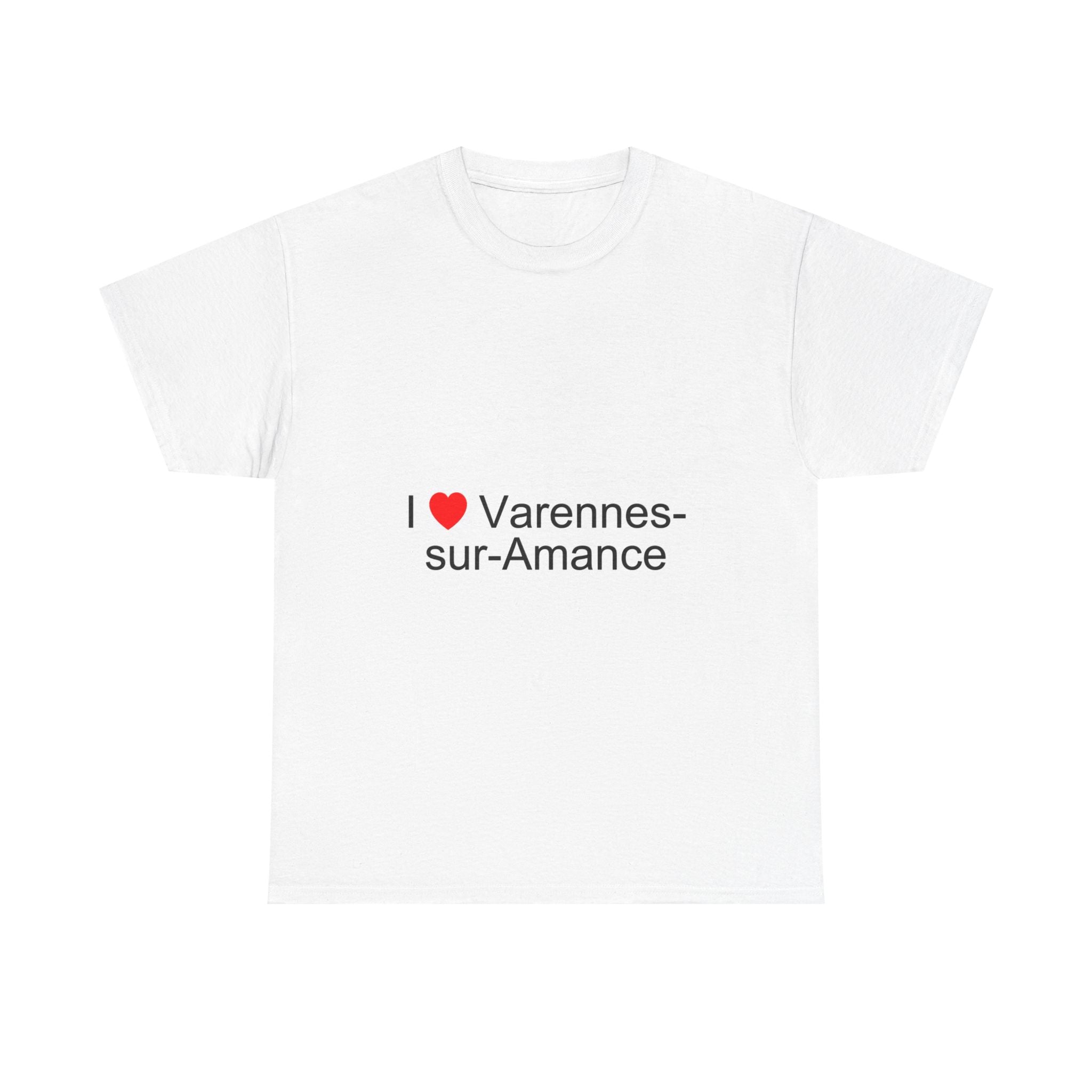 T-shirt I love varennes-sur-amance