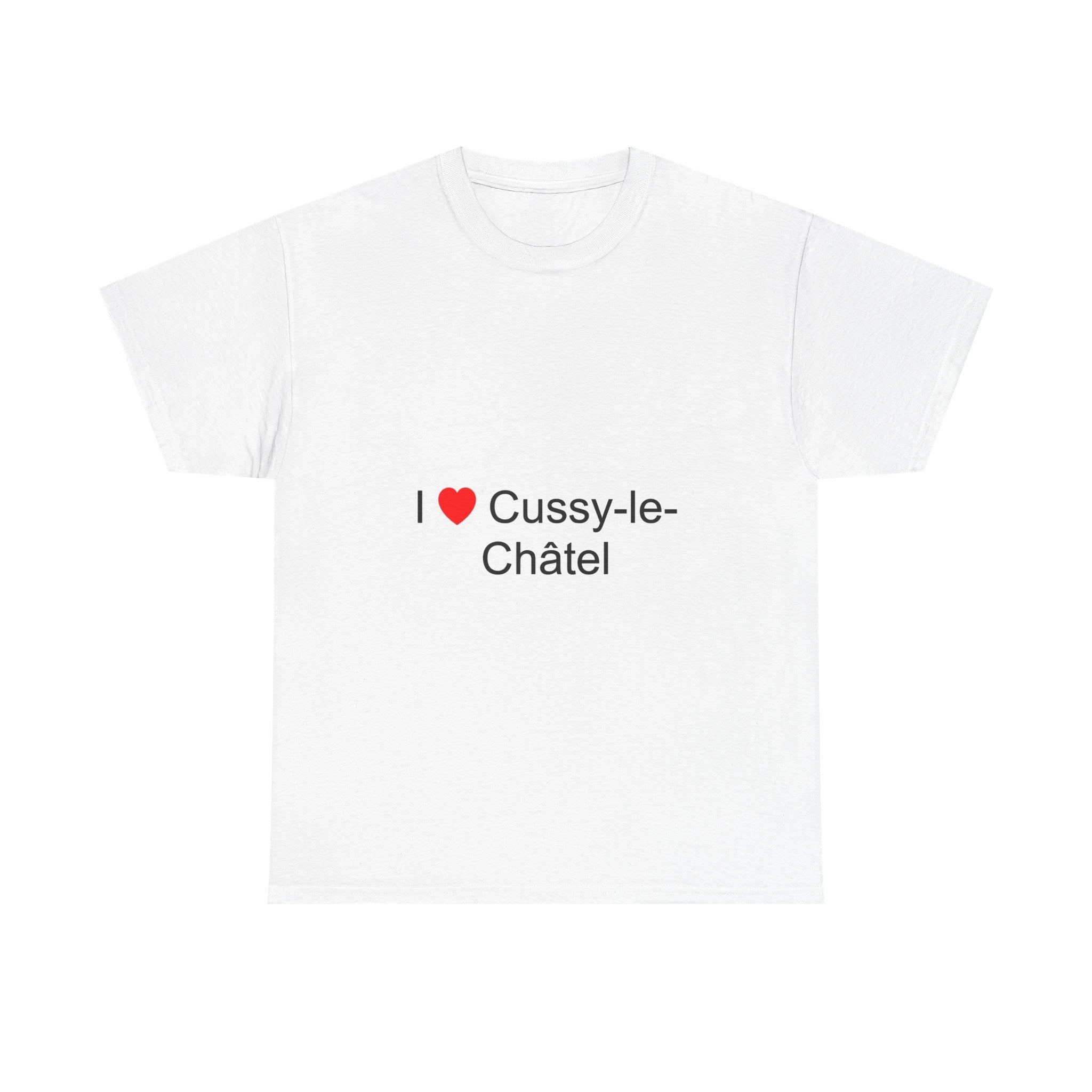 T-Shirt Ich liebe Cussy-le-Châtel