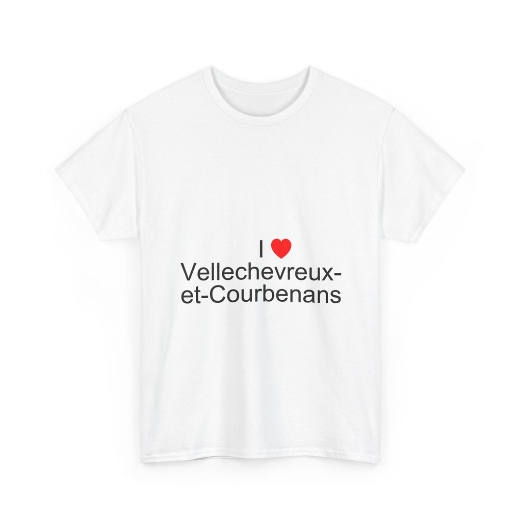 T-shirt I love vellechevreux-et-courbenans