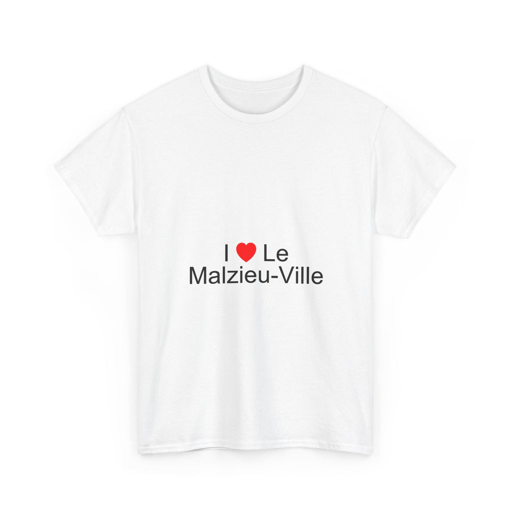 T-shirt I love le malzieu-ville