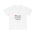 T-shirt I love lugon-et-l'île-du-carnay