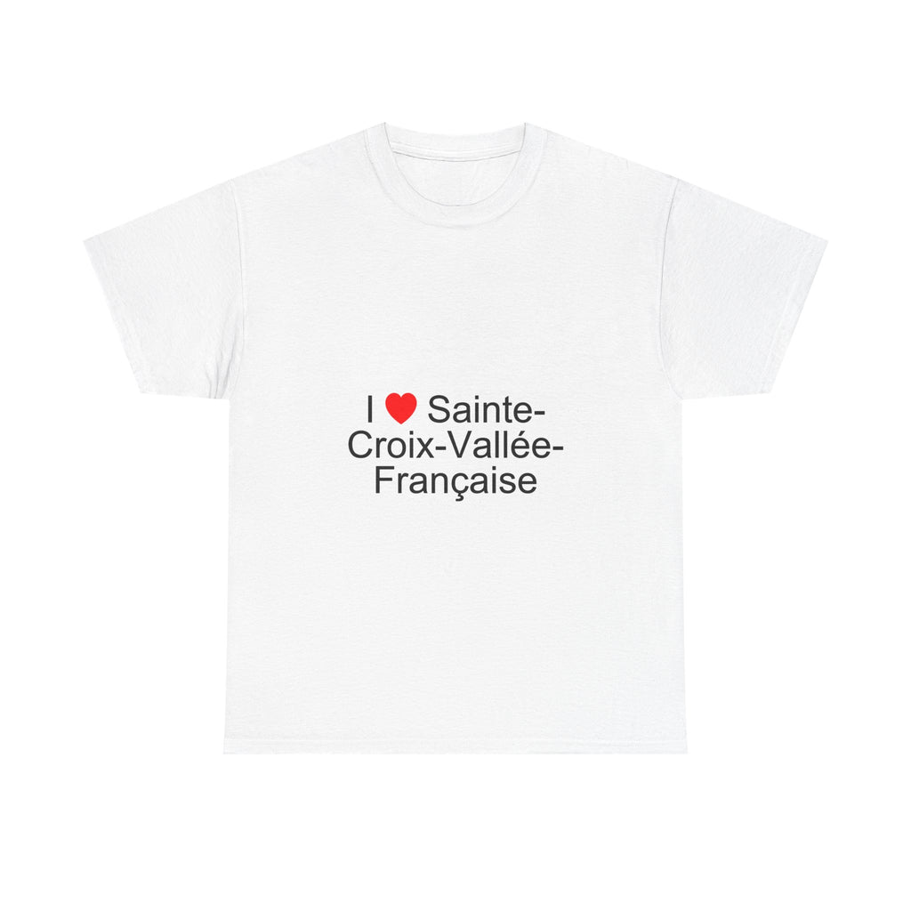 T-shirt I love sainte-croix-vallée-française