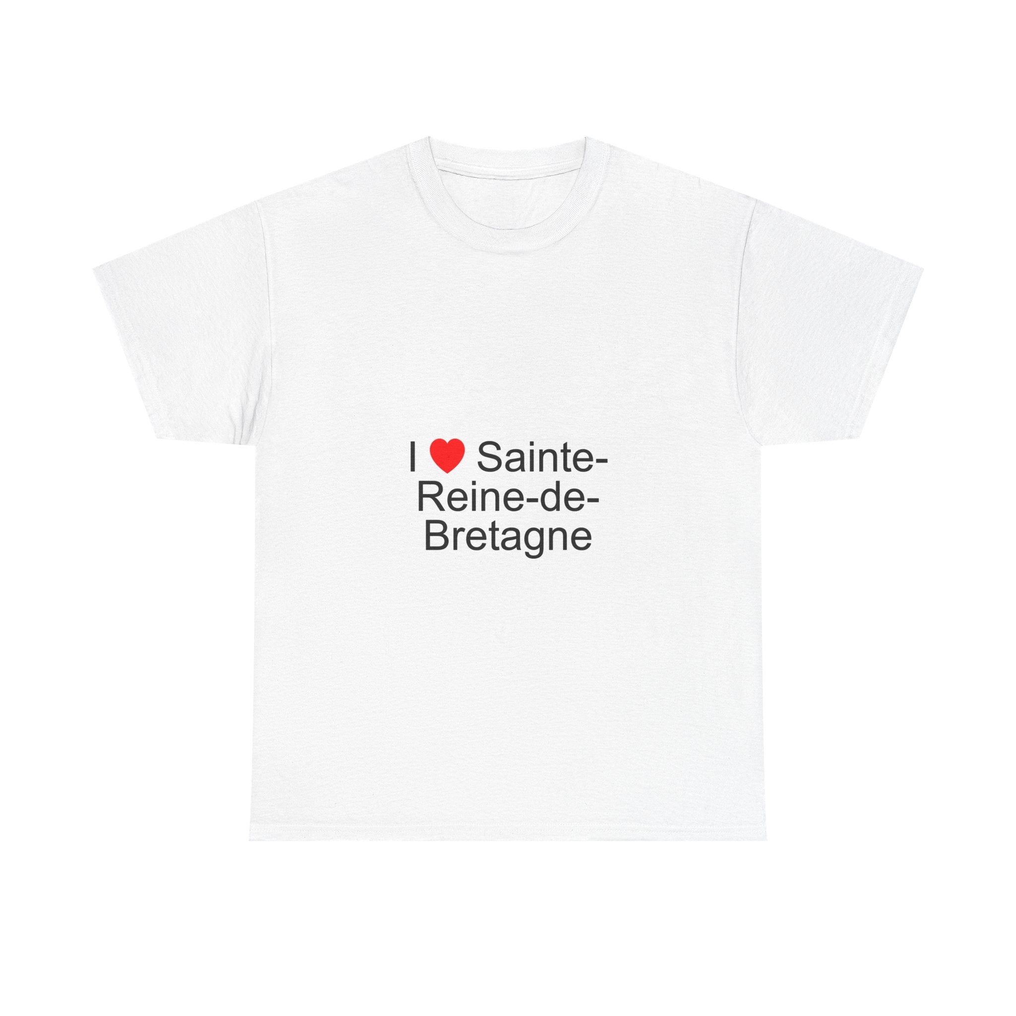 T-shirt I love sainte-reine-de-bretagne