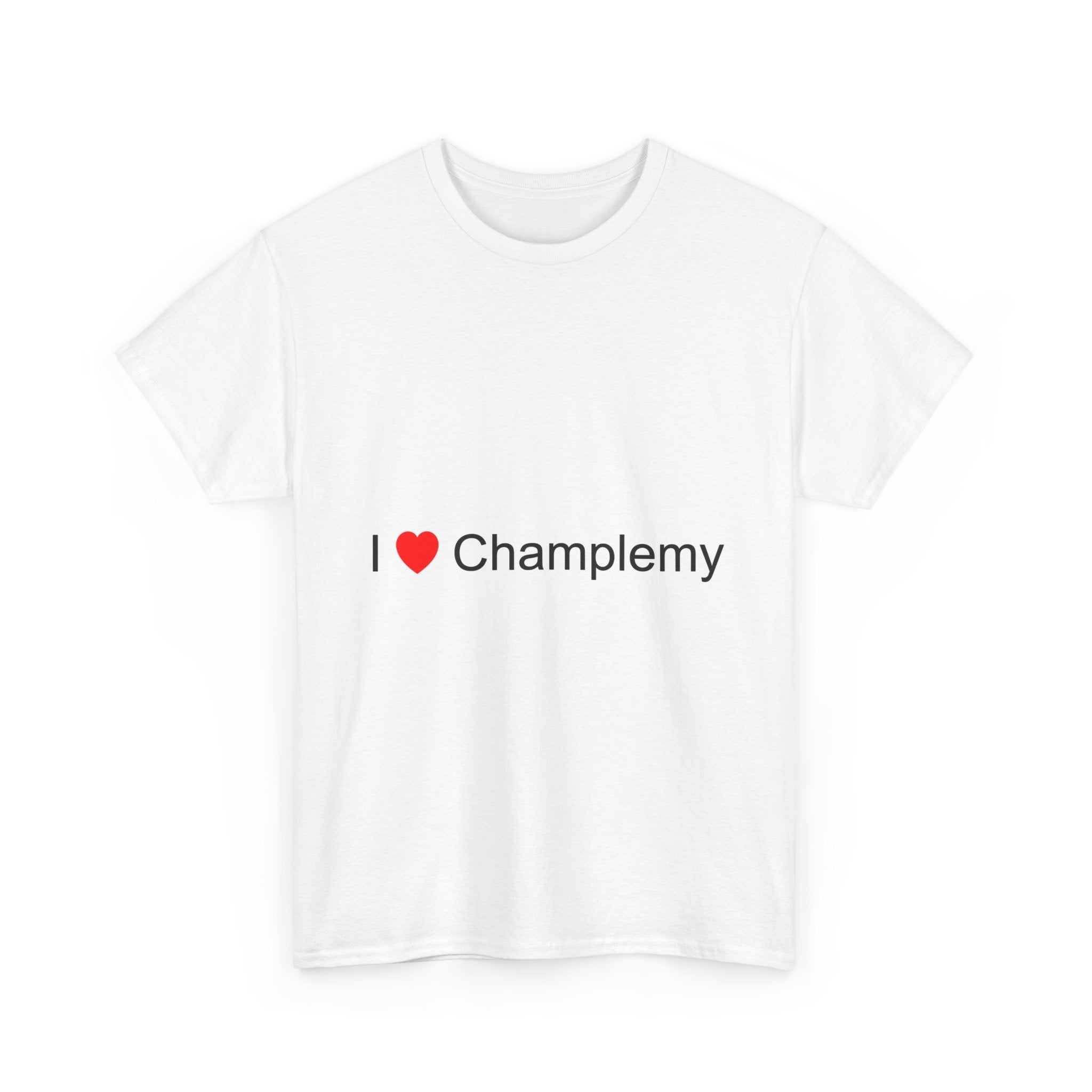 T-shirt I love Champlemy