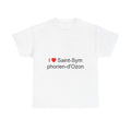 T-shirt I love saint-symphorien-d'ozon