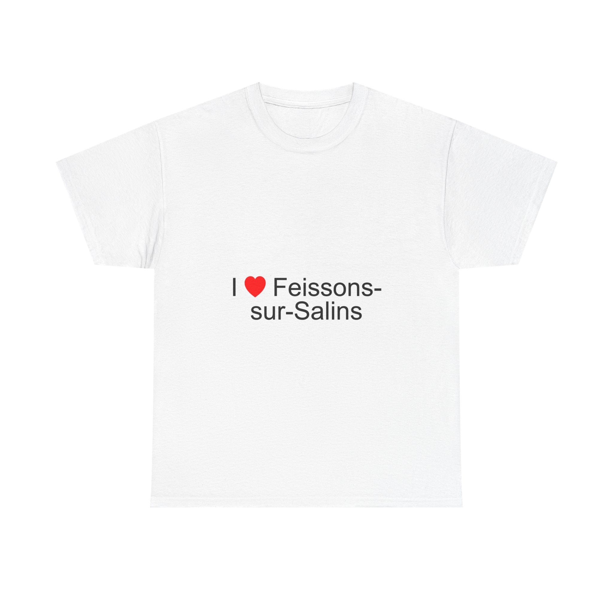 T-shirt I love feissons-sur-salins