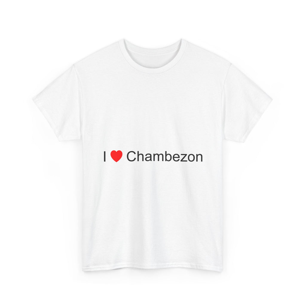 T-shirt I love chambezon