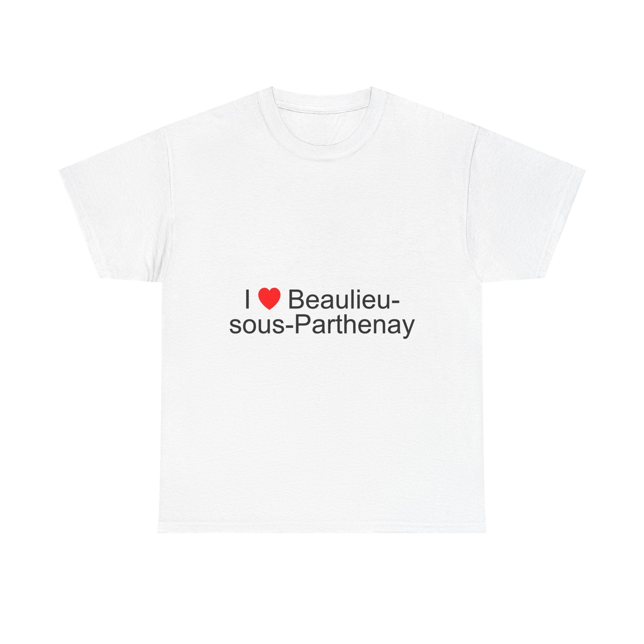 T-shirt I love beaulieu-sous-parthenay