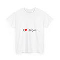 T-Shirt „Ich liebe Scharniere“