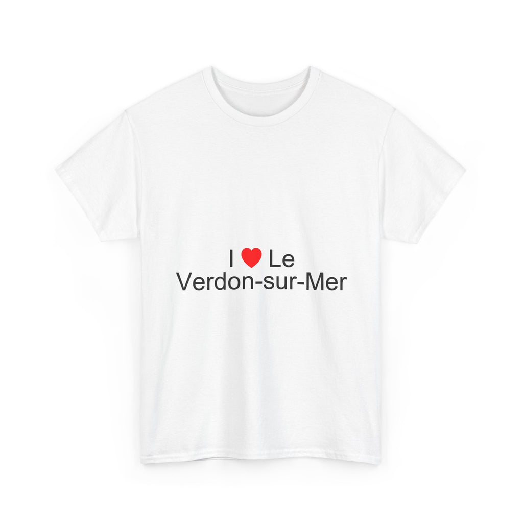 T-shirt I love le verdon-sur-mer